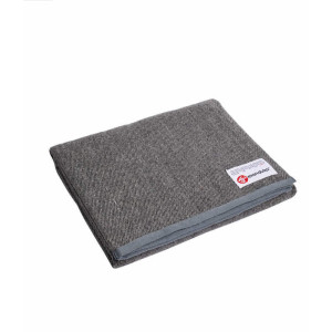 Wełniany koc do jogi Manduka Recycled Wool Blanket - Sediment