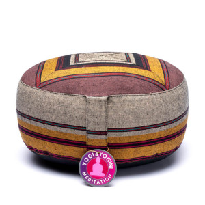 Poduszka do medytacji z bawełny - wielokolorowy