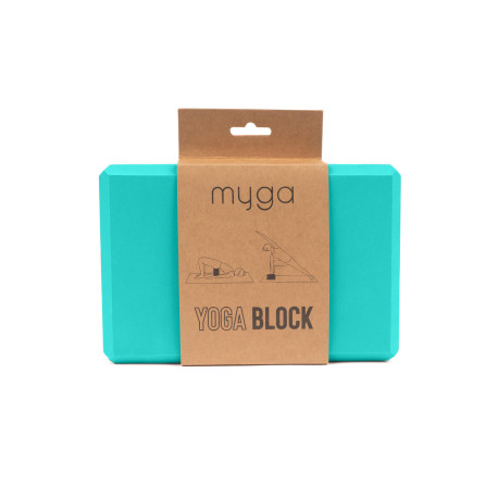 Klocek do jogi myga Foam Block - turkusowy