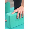 Klocek do jogi myga Foam Block - turkusowy