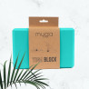 Klocek do jogi myga Foam Block - turkusowy