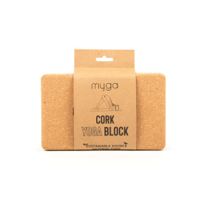 Korkowy klocek do jogi myga Cork Block