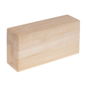 Drewniany lakierowany klocek do jogi - Świerk