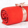 Koc do jogi myga Fleece - czerwony