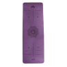 Mata do jogi Yoa Mandala 6 mm dwuwarstwowa - fioletowy/różowy