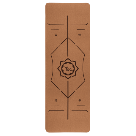 Mata do jogi Yoa Mandala 5 mm korkowa DRUGI GATUNEK