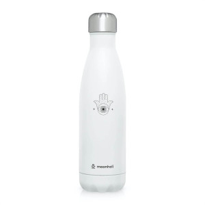 Butelka moonholi Hamsa 500ml - biały