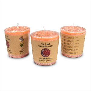 Relaksacyjna świeca zapachowa - Radość i miłość