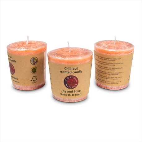 Relaksacyjna świeca zapachowa - Radość i miłość