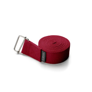 Pasek do jogi Kurma - bordowy