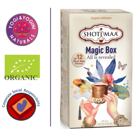 Wegańska Herbata organiczna Shoti Maa Magic Box - mix herbat