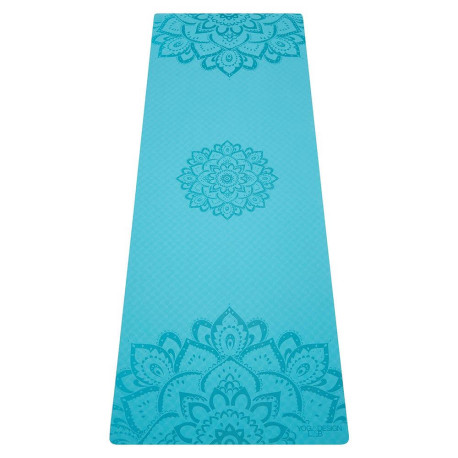 Mata do jogi Yoga Design Lab Flow 6 mm - Pure Mandala Aqua