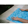 Mata do jogi Yoga Design Lab Flow 6 mm - Pure Mandala Aqua