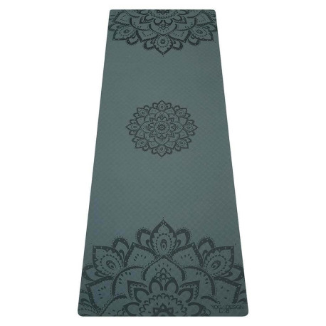 Mata do jogi Yoga Design Lab Flow 6 mm - Pure Mandala Charcoal