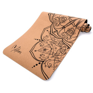 Mata do Jogi Meteor 5mm - korkowa mandala