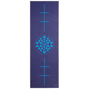 Mata do jogi Bodhi Leela 4,5mm - yantra niebieski