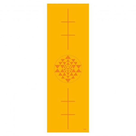 Mata do jogi Bodhi Leela 4,5mm - yantra żółty