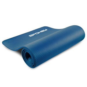 Mata do ćwiczeń fitness Spokey Softmat 1,5 cm - niebieski