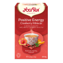 Herbata Yogi Tea Positive Energy Cranberry Hibiscus - Pozytywna energia (17x1,8g)