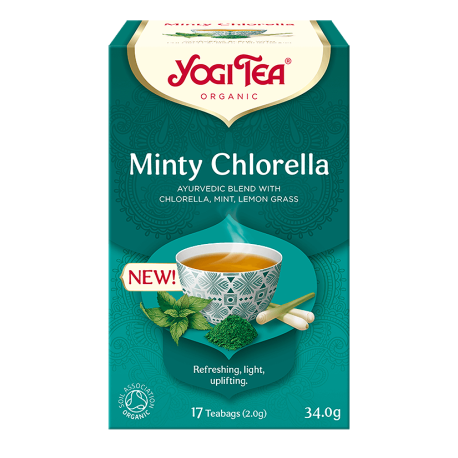 Herbata Yogi Tea Minty Chlorella - miętowa chlorella (17x2,0g)