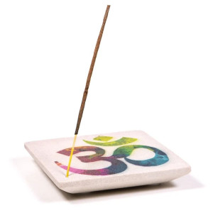 Podstawka na kadzidła z piaskowca - Om