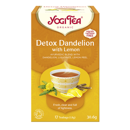 Herbata Yogi Tea Feel pure with Lemon - z cytryną (17x1,8g)