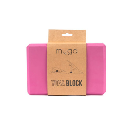 Klocek do jogi myga Foam Block - różowy