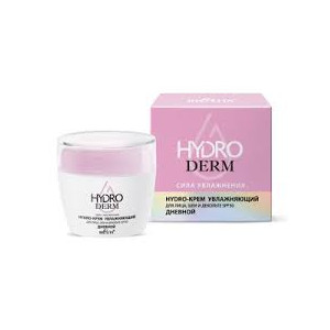 Belita HYDRO-derm Hydra - krem nawilżający do twarzy, szyi i dekoltu SPF 30 na dzień, 50 ml