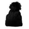 Czapka zimowa z pomponem 4F - czarny