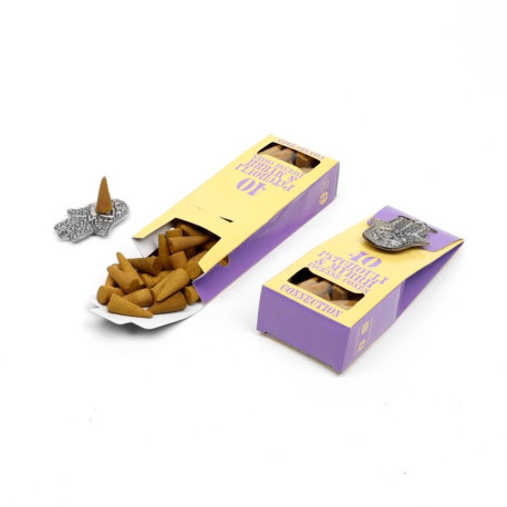 Kadzidło stożkowe + podstawka hamsa Myga Connection