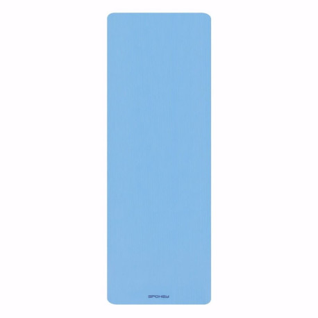Mata do ćwiczeń fitness Spokey Softmat 1cm - błękitny