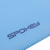 Mata do ćwiczeń fitness Spokey Softmat 1cm - błękitny