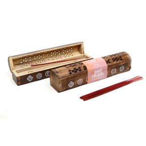 Drewniana kadzielnica Myga Root Chakra