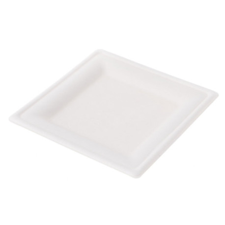 bio Talerz kwadrat 16 biodegradowalny talerz z trzciny cukrowej
