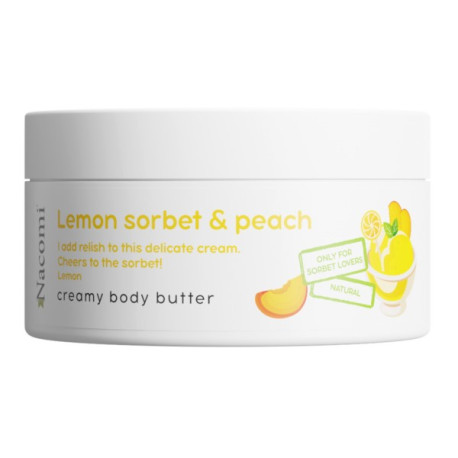Nacomi Brzoskwinia i Cytryna Masło do ciała 100 ml