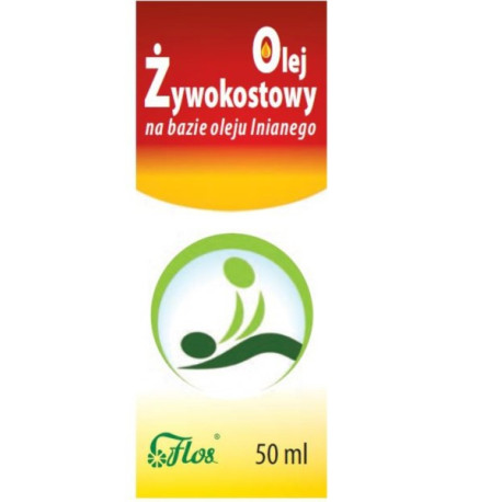 Flos Olej Żywokostowy Na Bazie Oleju Lnianego 50Ml