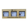 HISKIN Christmas Candle Set Zestaw Świec sojowych 1op.-3 sztuki