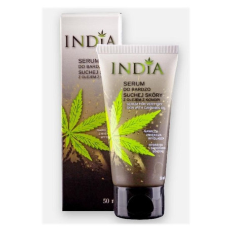 India Serum do Suchej Skóry Z Olejem Z Konopi 50ml