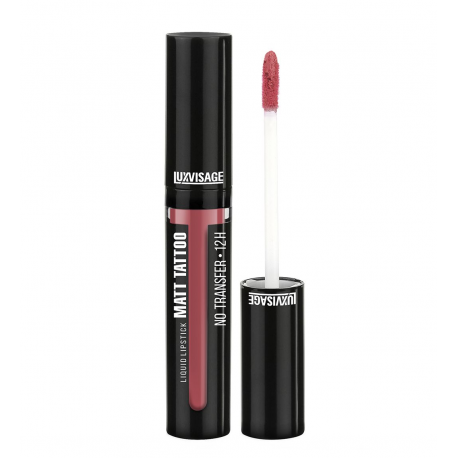 LUXVISAGE Matowa, długotrwała szminka MATT TATTOO NO TRANSFER 12H, 106 Mauve, 3,8 ml